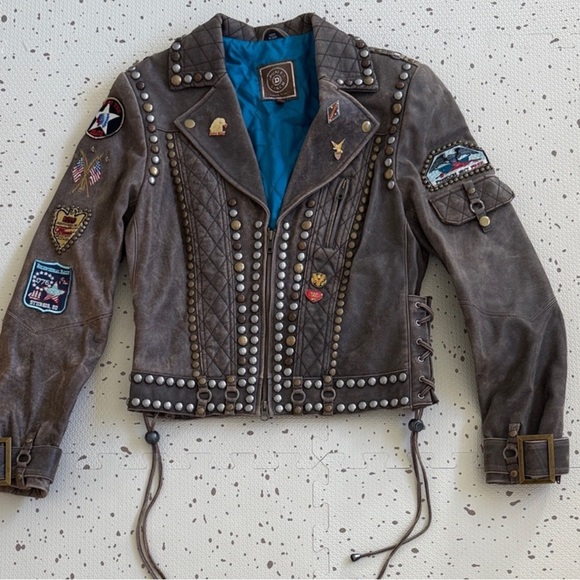 Double D Ranch heritage collection
Land of the free biker motorcycle jacket NWOT - Picture 9 of 12